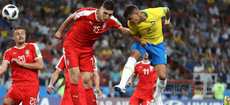 برزیل مقابل صربستان